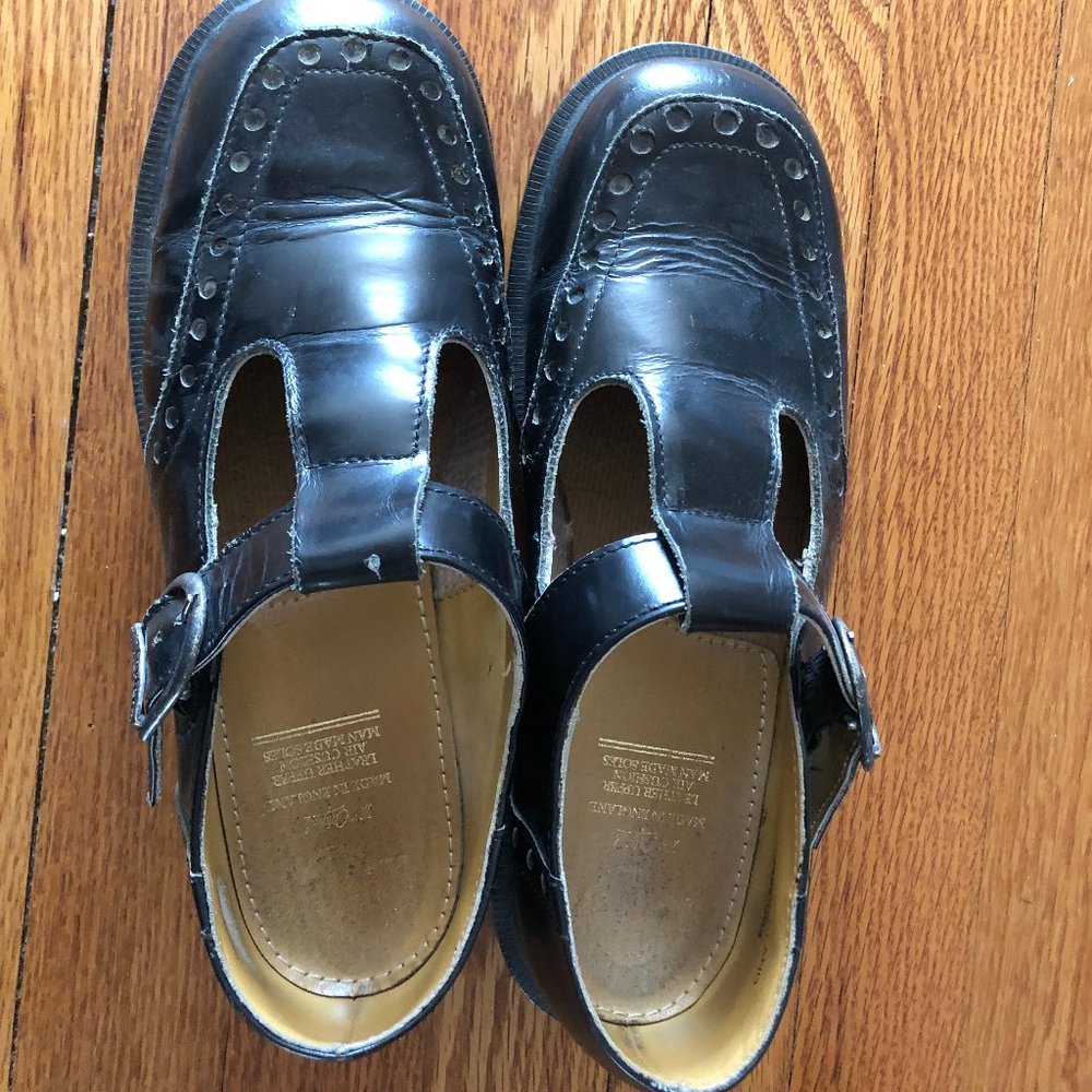 Vintage Doc Martens - black leather in Mary Jane style